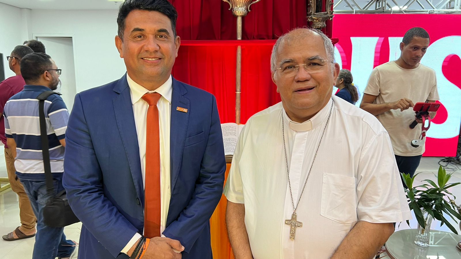 Pré-candidato a prefeito Wellington se reúne com arcebispo em São Luís