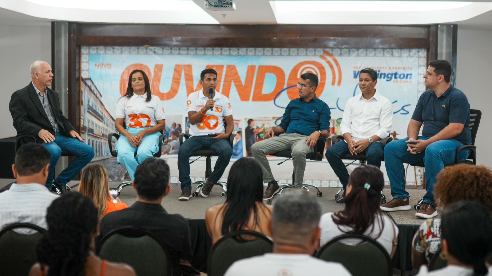 Candidato Wellington, Lahesio Bonfim e técnicos debatem melhorias para a gestão de São Luís